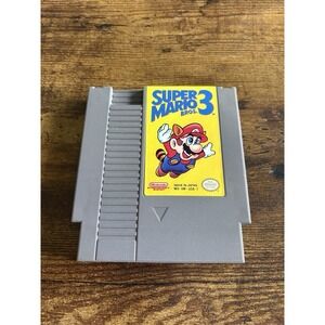 Super Mario Bros 3 - Nintendo NES - Authentic Cart Only Cleaned & Tested